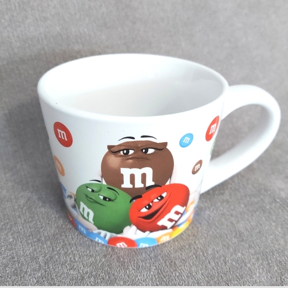 M&M Oversized Coffee Cup Mug Mars Candy 20 oz 2017 Collectible - Picture 1 of 9